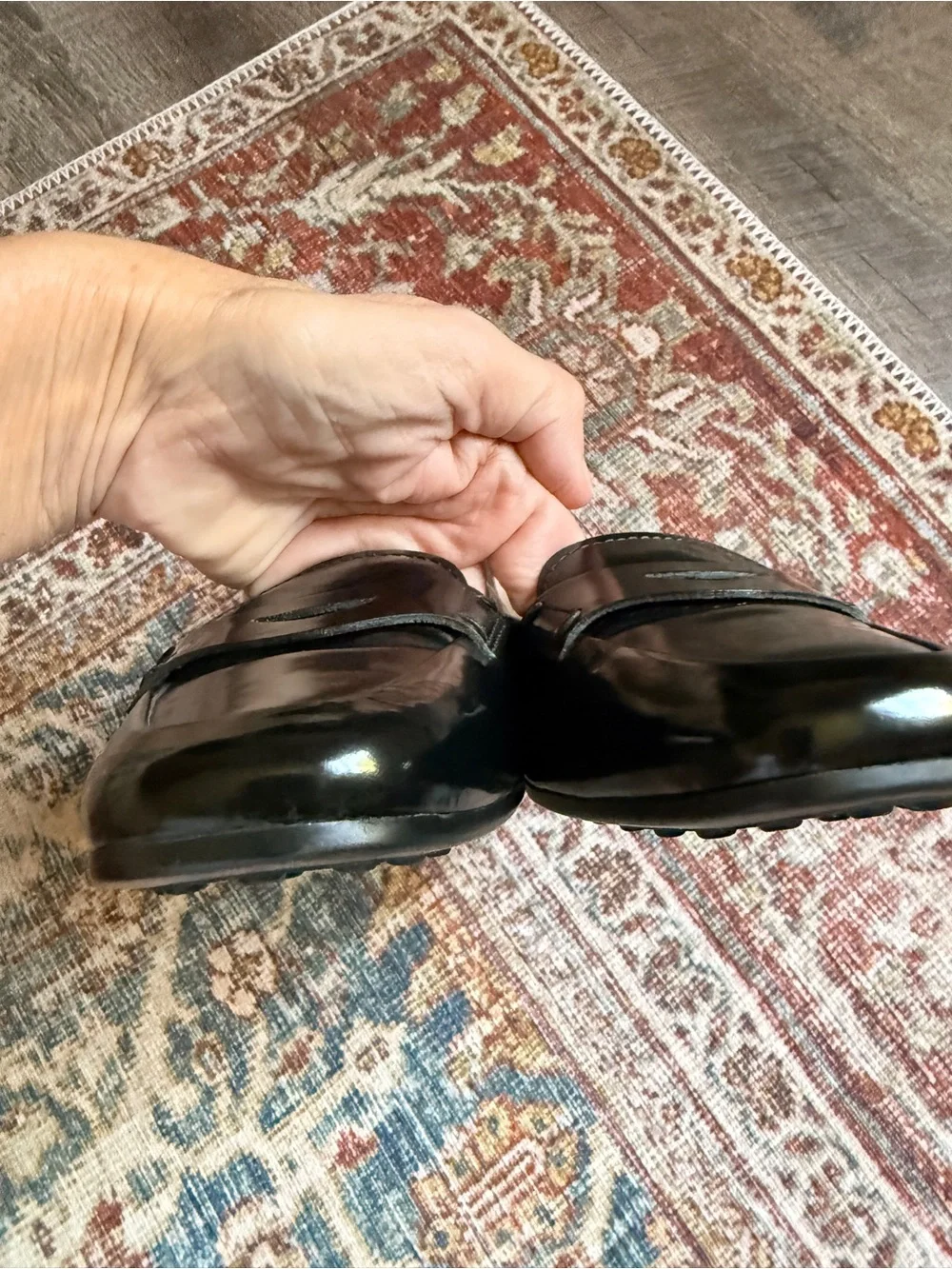 Tod's Classic Black Leather Penny Loafers - Size 37 (US 7)